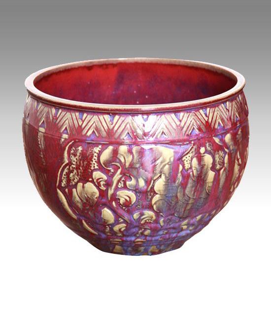 Jun porcelain peony tank series